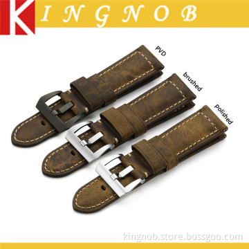 20mm 22mm 24mm 26mm Handmade Retro Italian Calf Leather Watch Strap Band